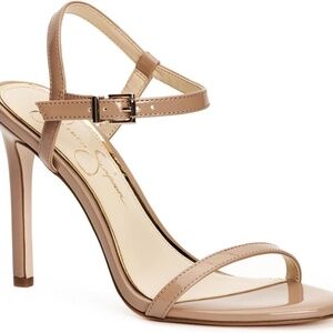 Jessica Simpson Jilni Stiletto Sandal Women 7.5 Nude